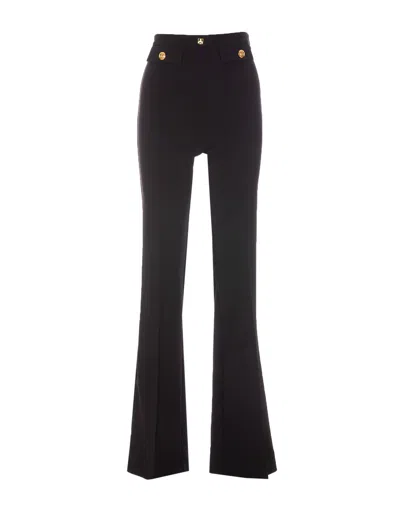 ELISABETTA FRANCHI PALAZZO PANTS IN CREPE STRETCH