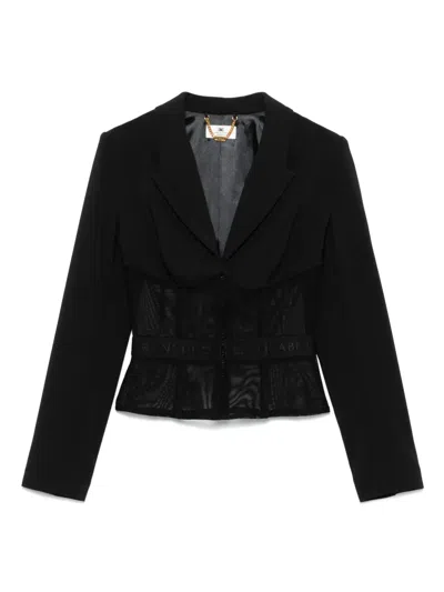 ELISABETTA FRANCHI PANELLED JACKET