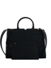 Elisabetta Franchi Structured Black Handbag With Versatile Carrying Options In Black