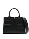 Elisabetta Franchi Panelled Tote Bag In Black
