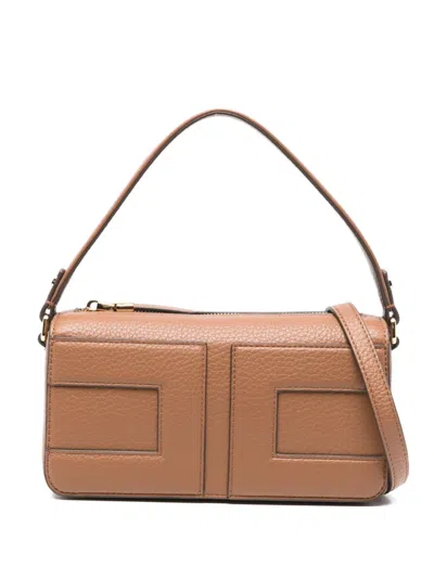 Elisabetta Franchi Panelled Tote Bag In Brown