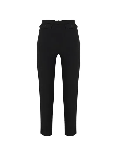 Elisabetta Franchi Panelled Trousers In Black