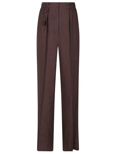 Elisabetta Franchi Pant In Cacao