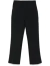Elisabetta Franchi Cropped Trousers In Black
