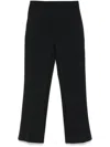 Elisabetta Franchi Cropped Trousers In Black