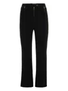Elisabetta Franchi Tailored Black Trousers With Flared Leg In Black