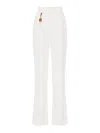 Elisabetta Franchi High-waisted Trousers Wide-leg Design Front Pleats