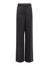 Elisabetta Franchi Tuxedo Trouser With Belt And Enamelled Detail