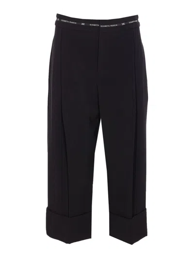 ELISABETTA FRANCHI LOGO PANTS