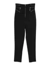 Elisabetta Franchi Zip-fastening Trim-detail Trousers In Black