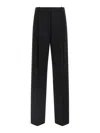 Elisabetta Franchi Fluid Cady Pants In Black