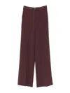 Elisabetta Franchi Pantalón Casual - Rojo Oscuro In Burgundy