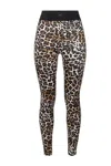 Elisabetta Franchi Animalier Leggings In Animalier