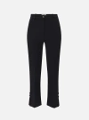 Elisabetta Franchi Women's Cropped Flared Trousers In Black