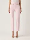 Elisabetta Franchi Pantalone In Crepe Trousers In Quartz Curry