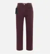 Elisabetta Franchi Pantalone Mod. Jeans In Red
