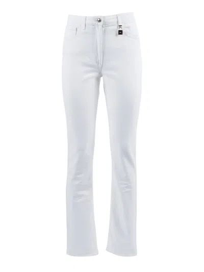 Elisabetta Franchi Pantalone Mod. Jeans In White