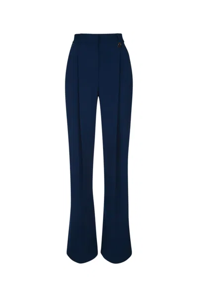 Elisabetta Franchi Pantalone Palazzo In Oltremare