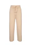 Elisabetta Franchi Knit Trousers Side Pockets In Neutral