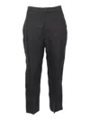 Elisabetta Franchi Viscose And Linen Pants