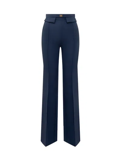 Elisabetta Franchi Pants In Blue