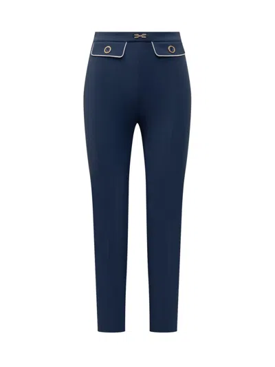 Elisabetta Franchi Pants In Blue