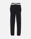 Elisabetta Franchi Viscose Pants In Black-butter