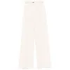 Elisabetta Franchi Wool Pants In Beige