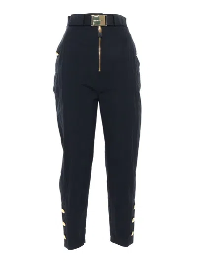Elisabetta Franchi Trousers In Black