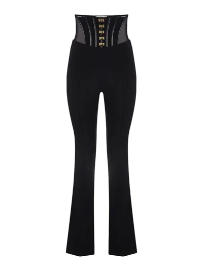 ELISABETTA FRANCHI PANTALÓN CASUAL - NEGRO