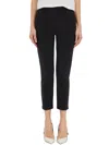 Elisabetta Franchi Pantalone Dritto Con Morsetto In Black