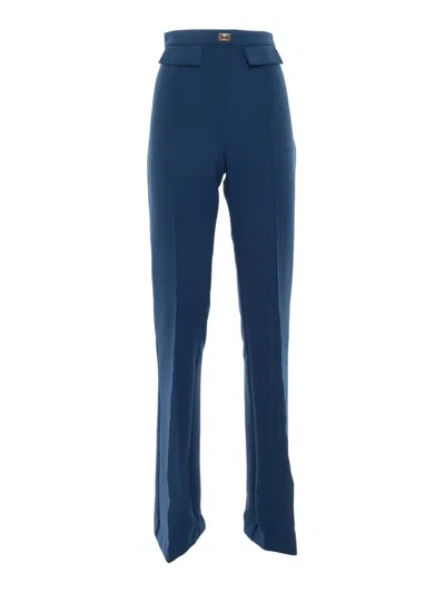 Elisabetta Franchi Pants In Blue