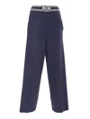 Elisabetta Franchi Trousers In Blue