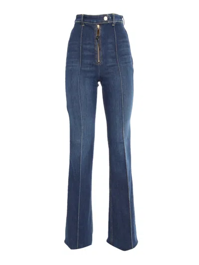 Elisabetta Franchi Pants In Blue