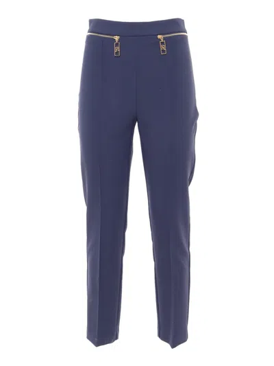 Elisabetta Franchi Trousers In Blue