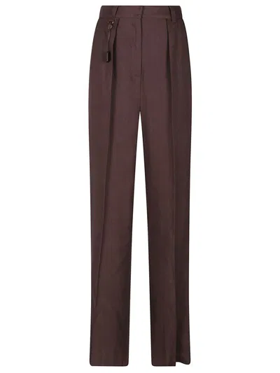 Elisabetta Franchi Pants In Brown