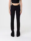 Elisabetta Franchi Pants  Woman Color Black In Black