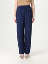 Elisabetta Franchi Pants  Woman Color Blue