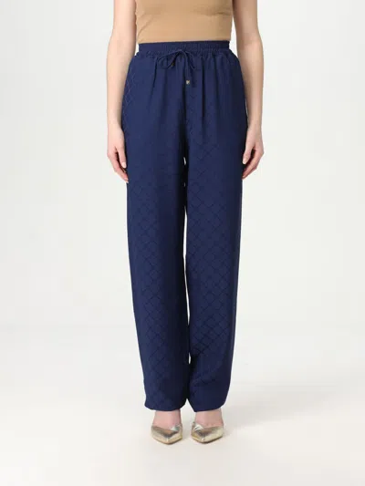Elisabetta Franchi Pants  Woman Color Blue