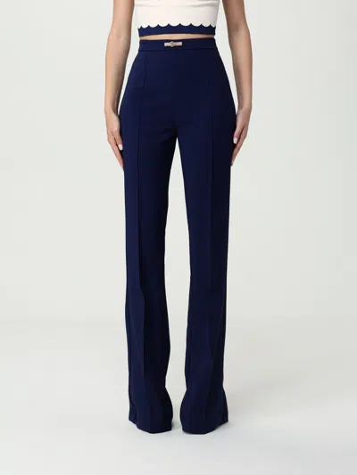 Elisabetta Franchi Hose  Damen Farbe Blau In Blue