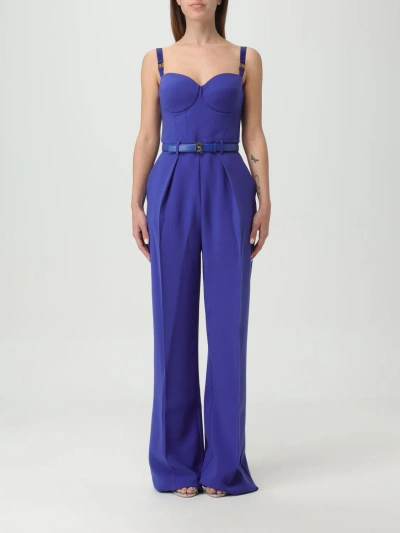 Elisabetta Franchi Trousers  Woman Colour Blue