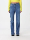 Elisabetta Franchi Pants  Woman Color Blue In Blue