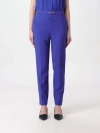 Elisabetta Franchi Pants  Woman Color Blue In Blue