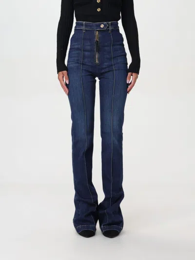 Elisabetta Franchi Pants  Woman Color Blue In Blau
