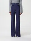 Elisabetta Franchi Pants  Woman Color Blue In Blau