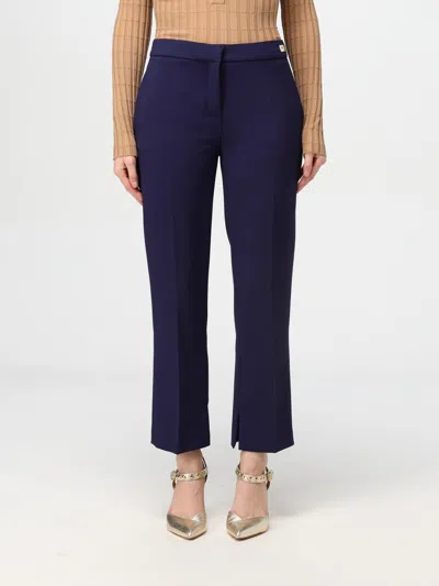 Elisabetta Franchi Pants  Woman Color Blue In Blau