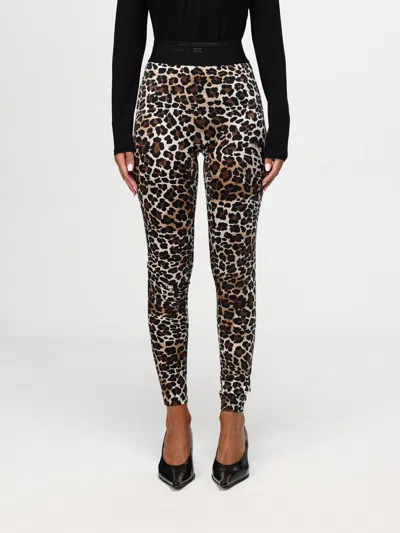 Elisabetta Franchi Pants  Woman Color Brown In Braun