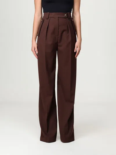 ELISABETTA FRANCHI PANTS ELISABETTA FRANCHI WOMAN COLOR BURGUNDY,H32493050