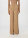 Elisabetta Franchi Pants  Woman Color Camel In Camel
