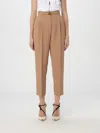 Elisabetta Franchi Pants  Woman Color Camel